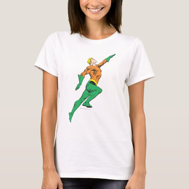 Aquaman Leaps Up Tee (Framsida)