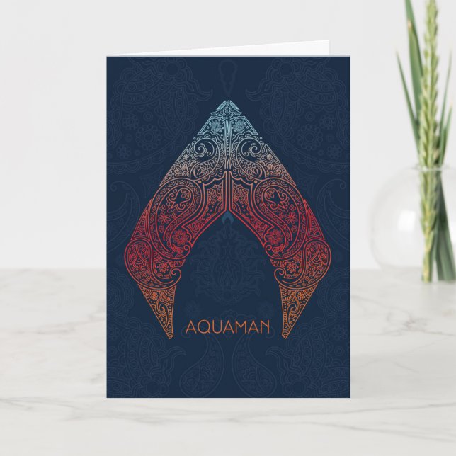 Aquaman | Logotypen Paisley Aquaman Kort (Framsida)