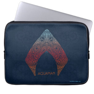 Aquaman Logotypen Paisley Aquaman Laptop Fodral