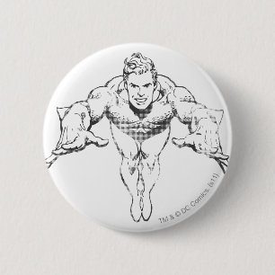 Aquaman Lunging Forward BW Knapp