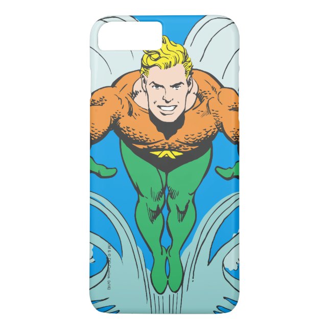 Aquaman Lunging Forward Case-Mate iPhone Skal (Baksida)