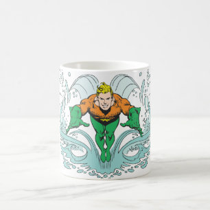 Aquaman Lunging Forward Kaffemugg