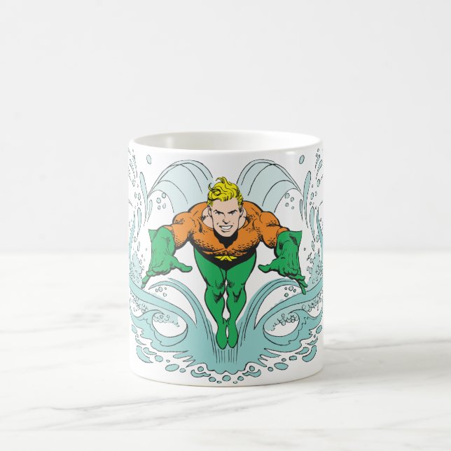 Aquaman Lunging Forward Kaffemugg (Center)