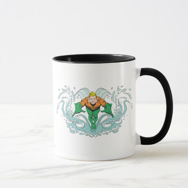 Aquaman Lunging Forward Mugg (Höger)