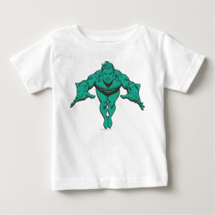 Aquaman Lunging Forward - Teal Tee