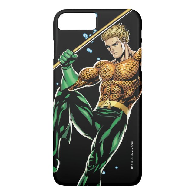 Aquaman med Spear Case-Mate iPhone Skal (Baksida)