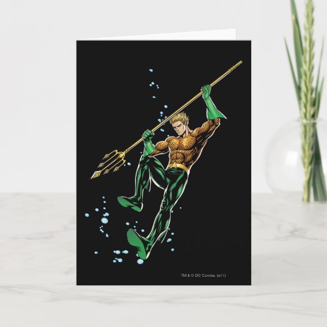 Aquaman med Spear Kort (Framsida)