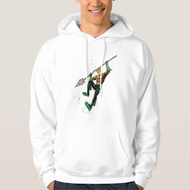 Aquaman med Spear Munkjacka (Framsida)