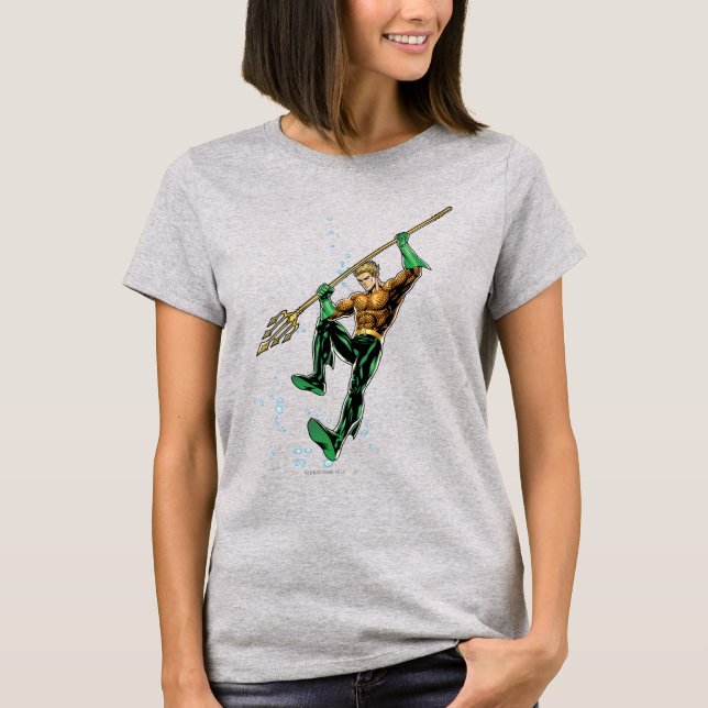 Aquaman med Spear T-shirt (Framsida)