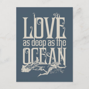 Aquaman & Mera - Kärlek lika djupt som havet Helg Vykort