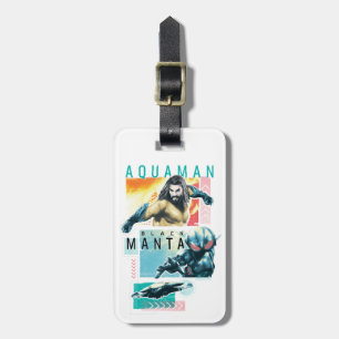 Aquaman  Modernist Aquaman & Black Manta Graphic Bagagebricka