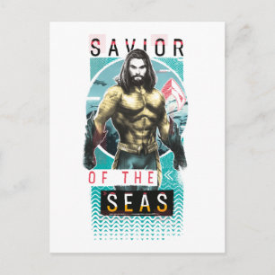 Aquaman   Modernistisk grafik "Havets sjö" Vykort