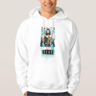 Aquaman Modernistisk grafik "Savior of the Seas" Hoodie