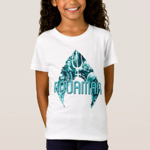 Aquaman Orin, Mera, Orm & svart Manta i symbol T Shirt