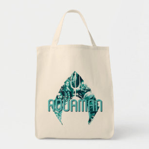 Aquaman Orin, Mera, Orm & svart Manta i symbol Tygkasse