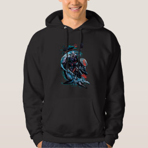 Aquaman   Orm, Black Manta, Tylosaur och Fraktaser Hoodie