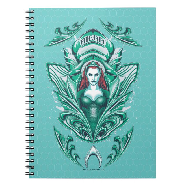 Aquaman | Ornate Mera Graphic Anteckningsbok (Framsidan)