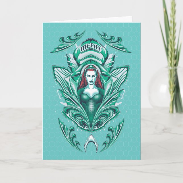 Aquaman | Ornate Mera Graphic Kort (Framsida)