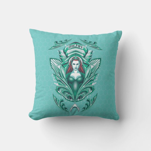 Aquaman | Ornate Mera Graphic Kudde (Framsida)