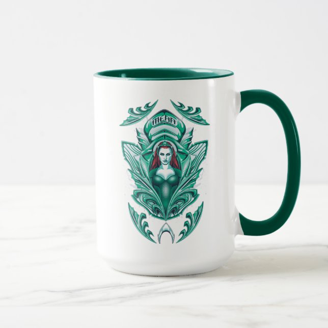 Aquaman | Ornate Mera Graphic Mugg (Höger)