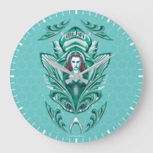 Aquaman   Ornate Mera Graphic Stor Klocka