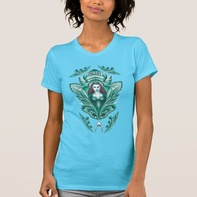 Aquaman | Ornate Mera Graphic T Shirt (Framsida)