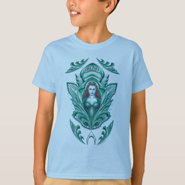 Aquaman | Ornate Mera Graphic T Shirt (Framsida)