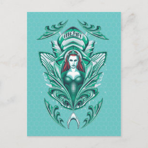Aquaman   Ornate Mera Graphic Vykort
