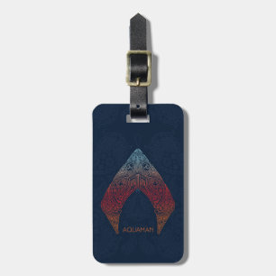 Aquaman  Paisley Aquaman Logotyp Bagagebricka
