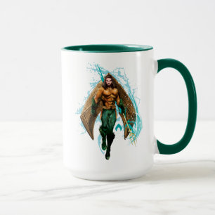 Aquaman   Prince Orin Med Aquaman Logotyp Mugg