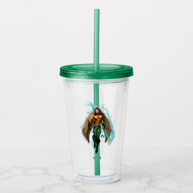 Aquaman | Prince Orin Med Aquaman Logotyp Take Away Mugg (Framsida)