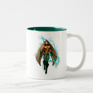 Aquaman Prince Orin Med Aquaman Logotyp Två-Tonad Mugg