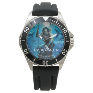 Aquaman Prince Orin Med Vatten- Djur Armbandsur