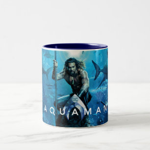 Aquaman Prince Orin Med Vatten- Djur Två-Tonad Mugg