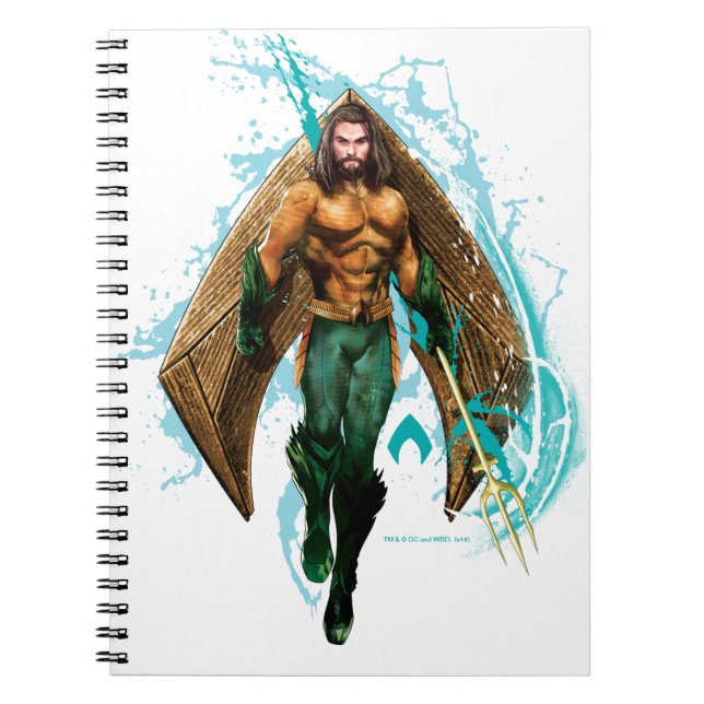 Aquaman | Prince Orin with Aquaman Logotyp Anteckningsbok (Framsidan)