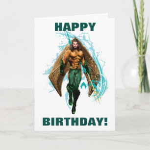 Aquaman Prince Orin with Aquaman Logotyp Kort