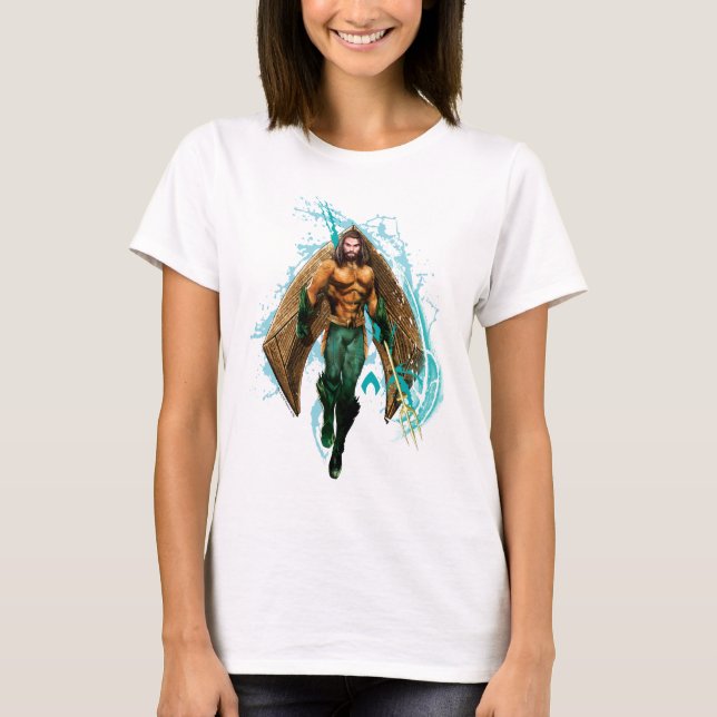 Aquaman | Prince Orin with Aquaman Logotyp T Shirt (Framsida)