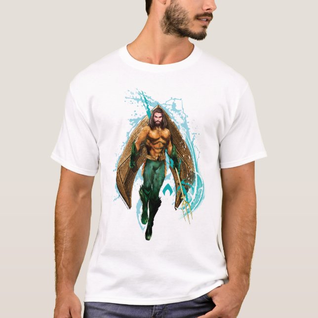 Aquaman | Prince Orin with Aquaman Logotyp T Shirt (Framsida)