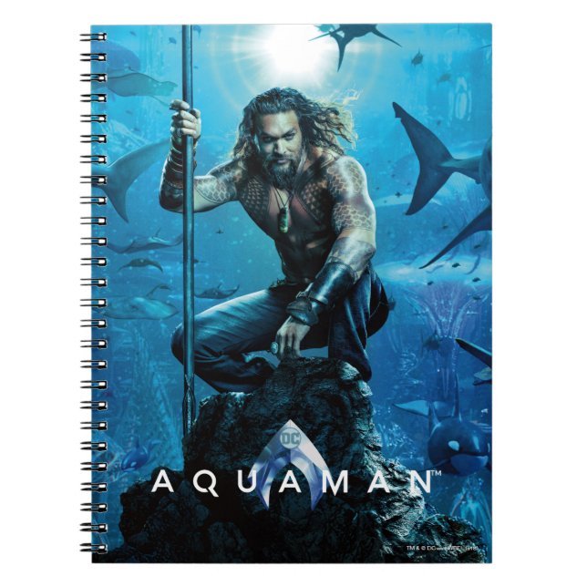 Aquaman | Prince Orin with Aquatic Animals Anteckningsbok (Framsidan)