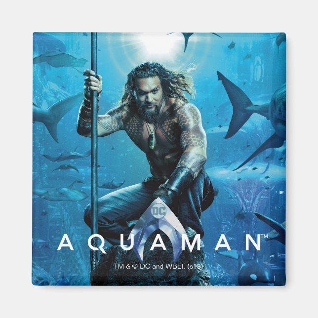Aquaman | Prince Orin with Aquatic Animals Magnet (Framsidan)