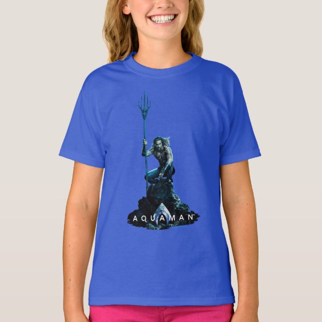Aquaman | Prince Orin with Aquatic Animals T Shirt (Framsida)