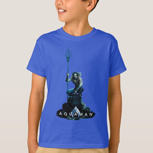 Aquaman | Prince Orin with Aquatic Animals T Shirt (Framsida)