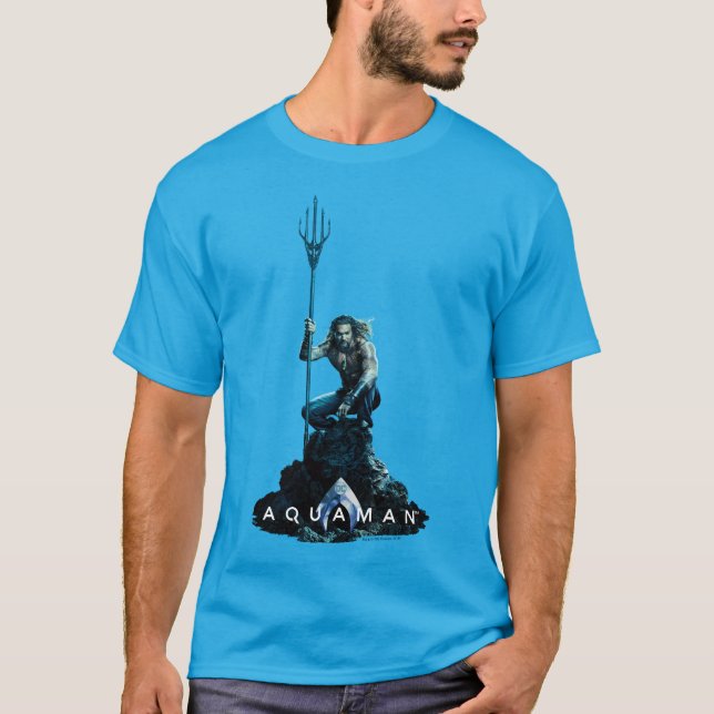 Aquaman | Prince Orin with Aquatic Animals T Shirt (Framsida)
