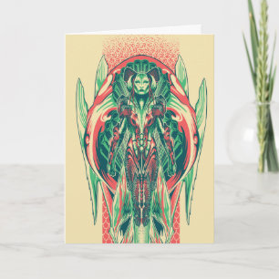 Aquaman   Queen Fisherman Art nouveau Panel Kort