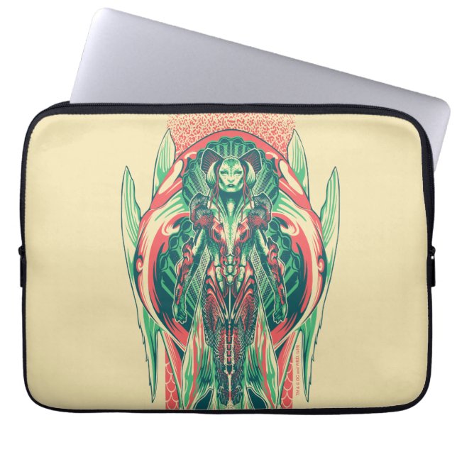 Aquaman | Queen Fisherman Art nouveau Panel Laptop Fodral (Framsidan)