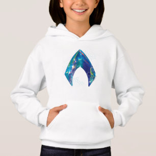 Aquaman Refraktad akvamansk Logotyp T Shirt