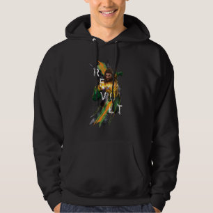 Aquaman Refrakturefferad grafik från Aquaman "R Hoodie