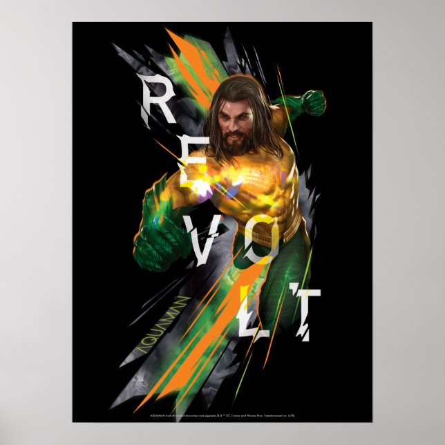 Aquaman | Refrakturefferad grafik från Aquaman "Re Poster (Framsidan)