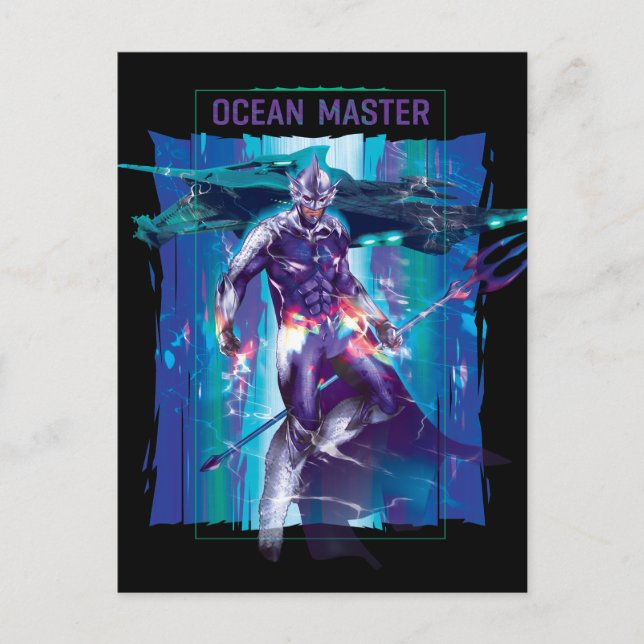 Aquaman | Refrakturell bild av havets Kung-översto Vykort (Framsida)