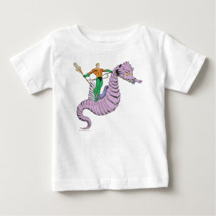Aquaman Rides Seahorse Tee Shirt